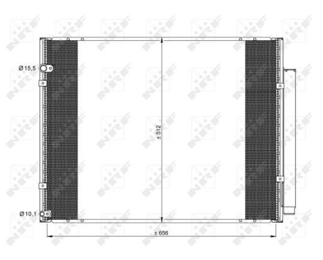 Condenser, air conditioning EASY FIT 35857 NRF, Image 6