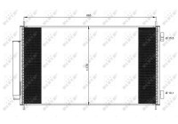 Condenser, air conditioning EASY FIT 35864 NRF