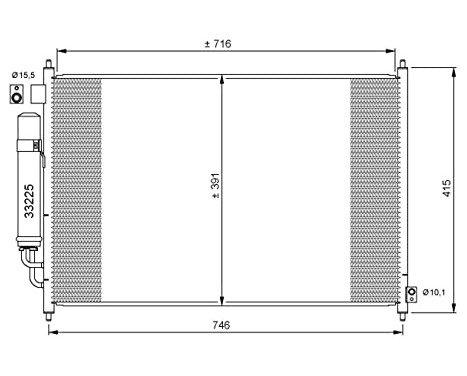 Condenser, air conditioning EASY FIT 35867 NRF, Image 7