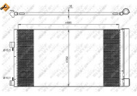 Condenser, air conditioning EASY FIT 35890 NRF