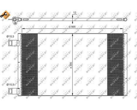 Condenser, air conditioning EASY FIT 35902 NRF, Image 9