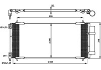 Condenser, air conditioning EASY FIT 35905 NRF