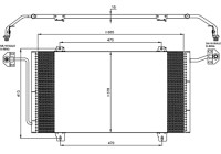 Condenser, air conditioning EASY FIT 35908 NRF