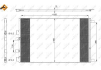 Condenser, air conditioning EASY FIT 35913 NRF
