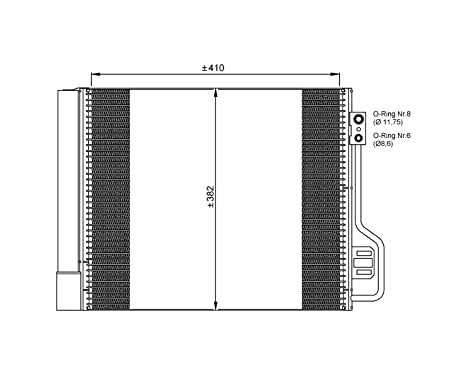 Condenser, air conditioning EASY FIT 35937 NRF, Image 7