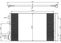 Condenser, air conditioning EASY FIT 35938 NRF