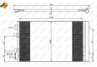 Condenser, air conditioning EASY FIT 35938 NRF