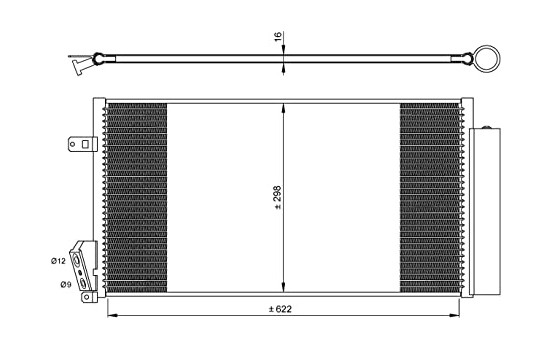Condenser, air conditioning EASY FIT 35940 NRF, Image 3