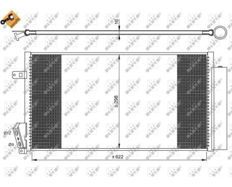 Condenser, air conditioning EASY FIT 35940 NRF, Image 4