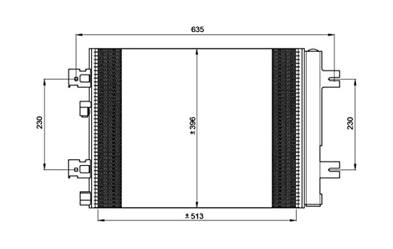 Condenser, air conditioning EASY FIT 35947 NRF, Image 3