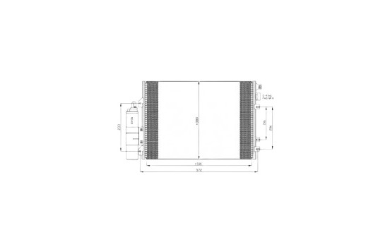 Condenser, air conditioning EASY FIT 35967 NRF, Image 6