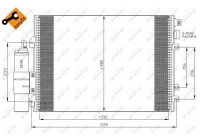 Condenser, air conditioning EASY FIT 35967 NRF