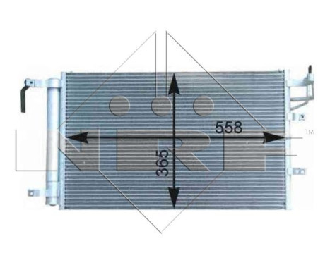 Condenser, air conditioning EASY FIT 35982 NRF, Image 2