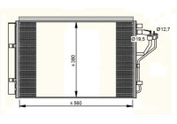 Condenser, air conditioning EASY FIT 35996 NRF