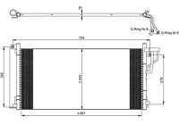 Condenser, air conditioning EASY FIT