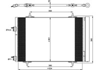 Condenser, air conditioning EASY FIT