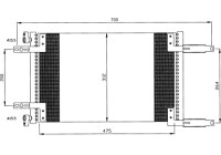 Condenser, air conditioning EASY FIT