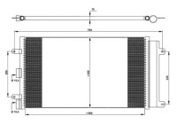 Condenser, air conditioning EASY FIT