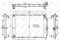 Condenser, air conditioning EASY FIT