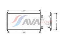Condenser, air conditioning FD5303 Ava Quality Cooling