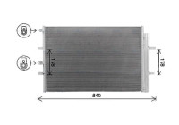 Condenser, air conditioning FD5675D Ava Quality Cooling