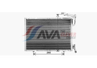 Condenser, air conditioning FD5695 Ava Quality Cooling