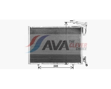 Condenser, air conditioning FD5695 Ava Quality Cooling