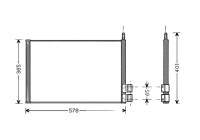 Condenser, air conditioning FDA5328 Ava Quality Cooling
