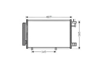 Condenser, air conditioning FDA5439D Ava Quality Cooling