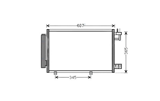 Condenser, air conditioning FDA5439D Ava Quality Cooling