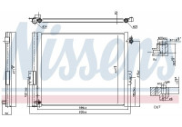 Condenser, air conditioning ** FIRST FIT ** 940835 Nissens
