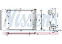 Condenser, air conditioning **FIRST FIT** 940850 Nissens