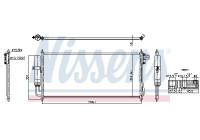 Condenser, air conditioning **FIRST FIT** 940911 Nissens
