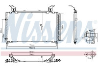 Condenser, air conditioning **FIRST FIT** 940923 Nissens