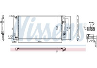 Condenser, air conditioning **FIRST FIT** 940926 Nissens