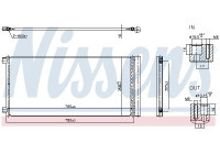 Condenser, air conditioning **FIRST FIT** 940948 Nissens