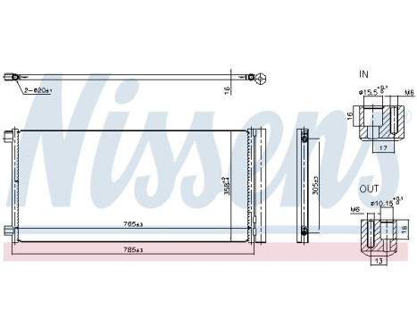 Condenser, air conditioning **FIRST FIT** 940948 Nissens