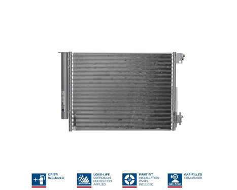 Condenser, air conditioning ** FIRST FIT ** 941197 Nissens, Image 2