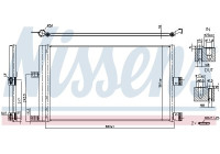 Condenser, air conditioning ** FIRST FIT ** 941210 Nissens