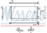 Condenser, air conditioning **FIRST FIT** 941242 Nissens