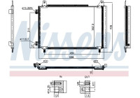 Condenser, air conditioning **FIRST FIT** 941243 Nissens
