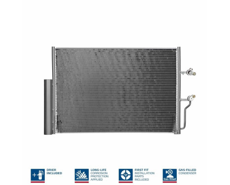 Condenser, air conditioning **FIRST FIT** 941263 Nissens, Image 2