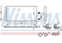 Condenser, air conditioning ** FIRST FIT ** 941291 Nissens