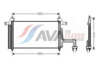Condenser, air conditioning FT5253D Ava Quality Cooling