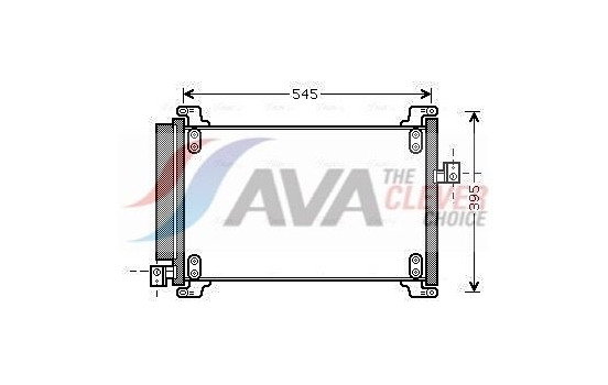 Condenser, air conditioning FT5327D Ava Quality Cooling