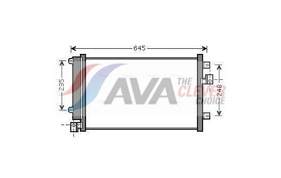 Condenser, air conditioning FT5328D Ava Quality Cooling