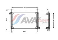 Condenser, air conditioning FTA5127 Ava Quality Cooling