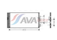 Condenser, air conditioning FTA5298D Ava Quality Cooling