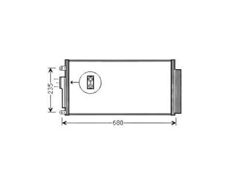 Condenser, air conditioning FTA5386D Ava Quality Cooling
