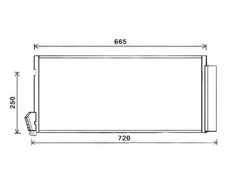 Condenser, air conditioning FTA5396D Ava Quality Cooling